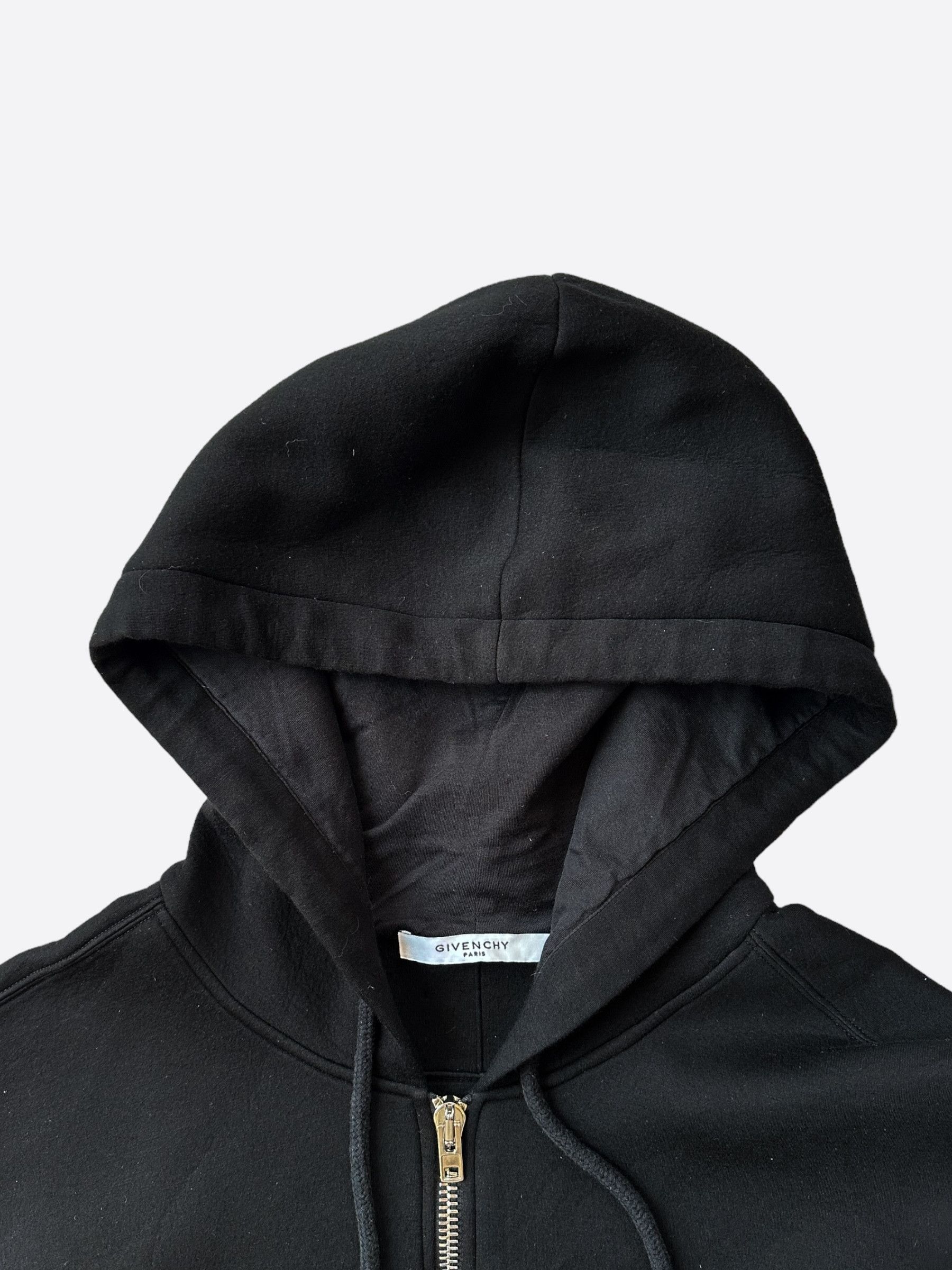 Givenchy Givenchy Black & White Back Logo Zip Up Hoodie Size US XXL / EU 58 / 5 - 3 Thumbnail