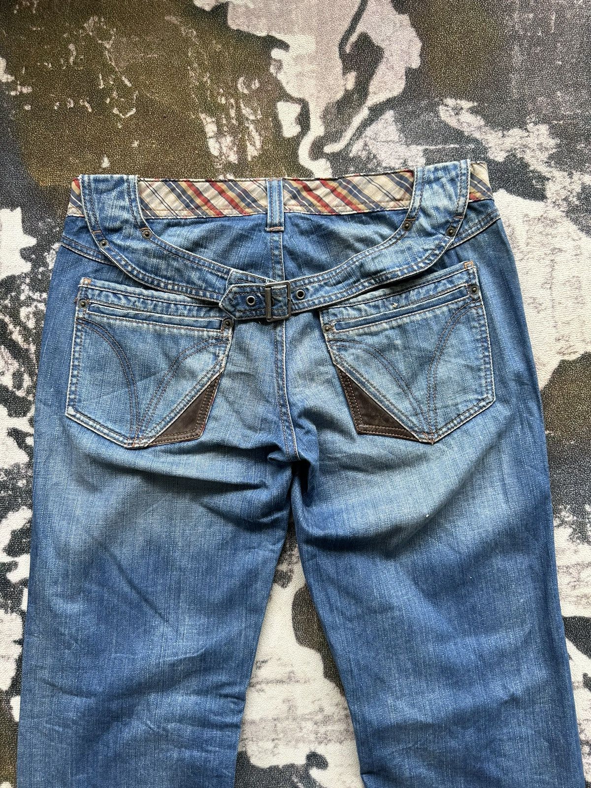 Dolce & Gabbana 2007SS - D&G cummerband spiral denim buckle back Size US 33 - 7 Thumbnail