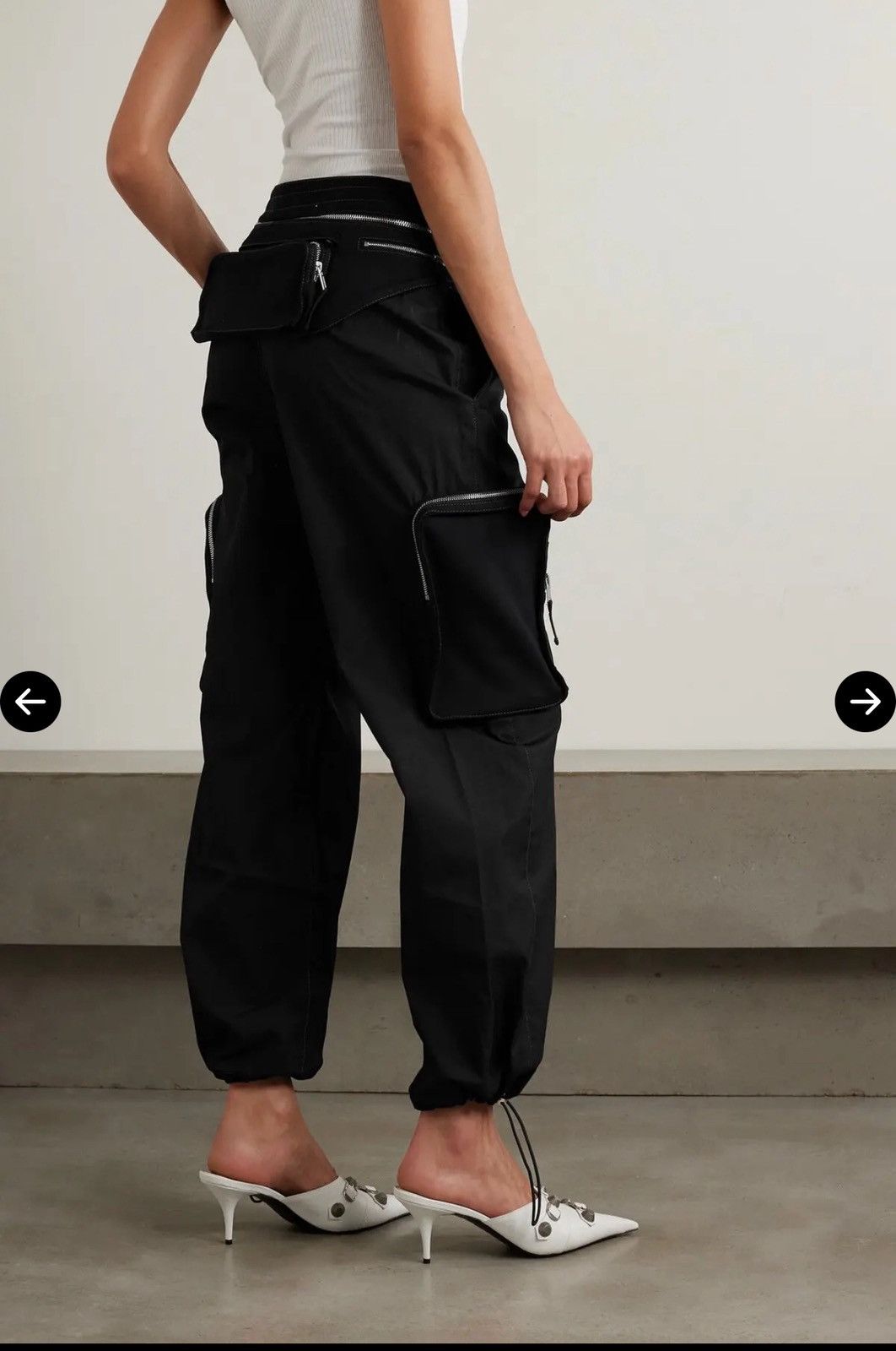 Dion Lee Dion Lee Belt Bag Organic Cotton Blend Cargo Pants Size 27" / US 4 / IT 40 - 2 Thumbnail