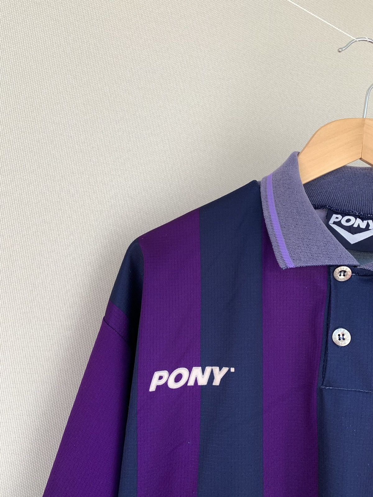 PONY Pony Tottenham Hotspur Vintage 1995-1997 Away Shirt Size L Size US L / EU 52-54 / 3 - 5 Thumbnail