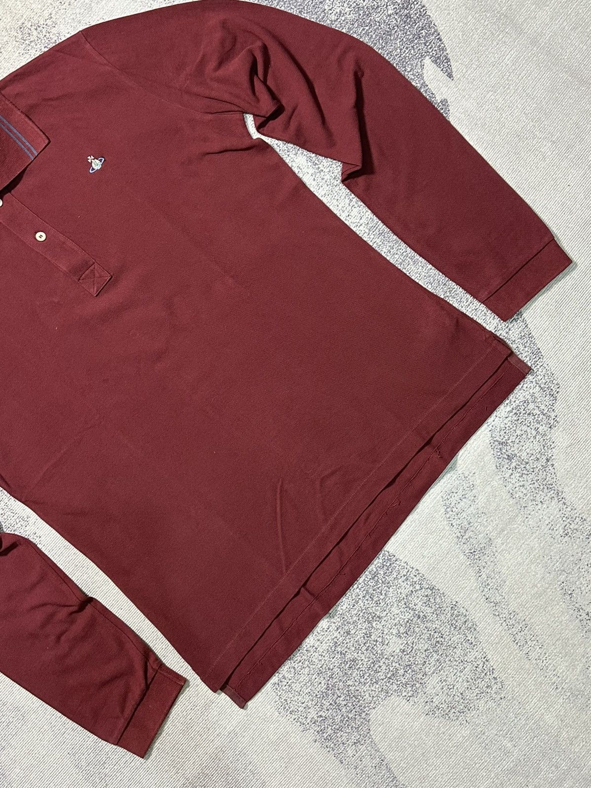 Vivienne Westwood Vivienne Westwood Long Sleeve Shirts Maroon Size US L / EU 52-54 / 3 - 4 Thumbnail