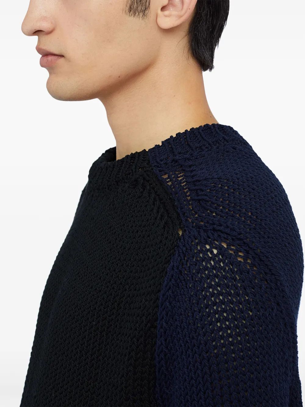 Jil Sander o1loc1c0426 Crewneck Jumper in Black Size US XL / EU 56 / 4 - 4 Thumbnail