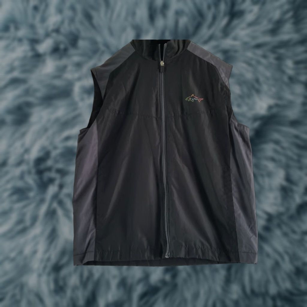 Vintage Greg Norman For Tasso Elba All Weather Full Zip Golf Vest Size Men's Small Black Size US S / EU 44-46 / 1 - 1 Thumbnail