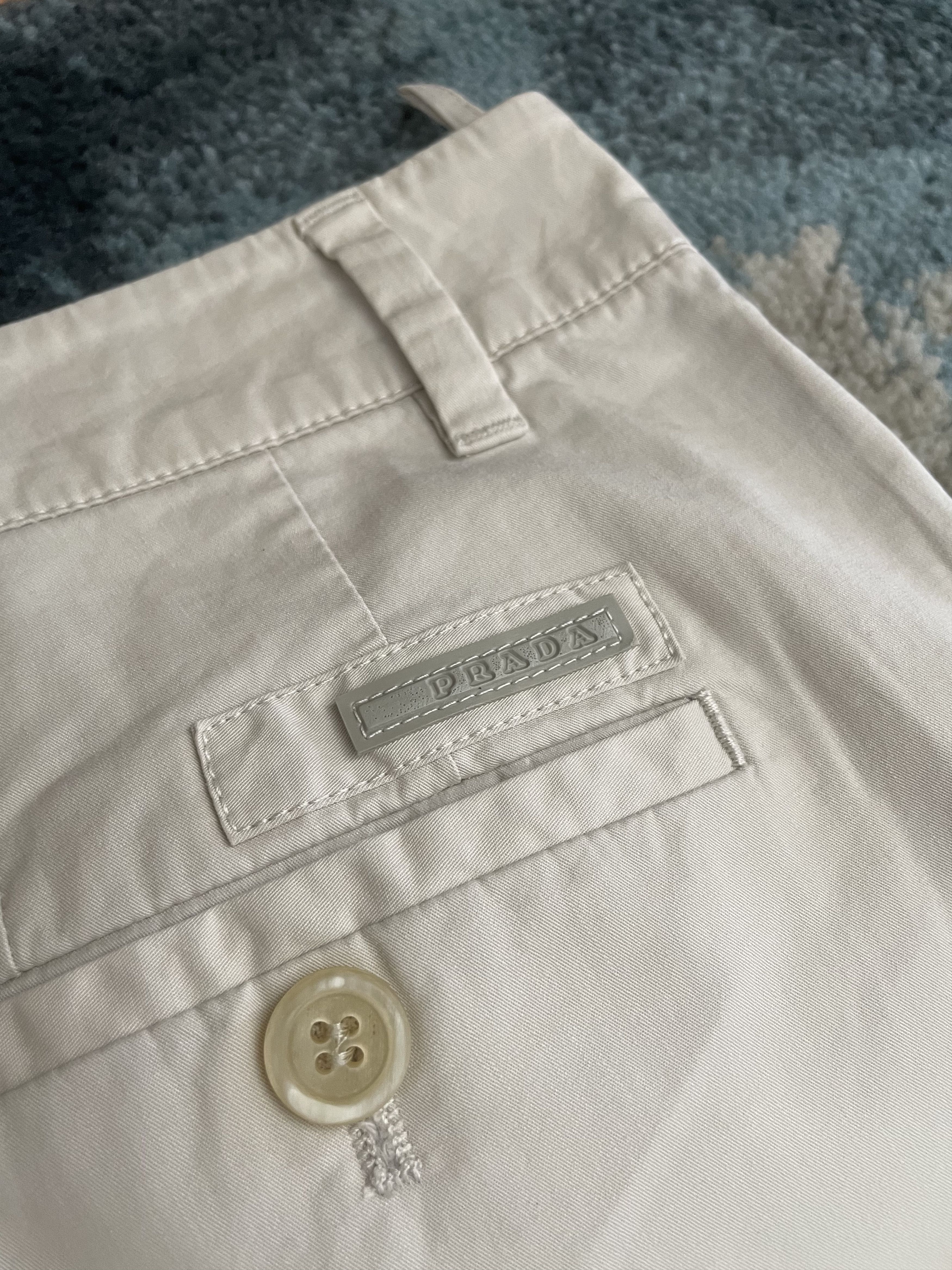 Prada Prada Y2K Vintage Silver Tab Luna Rossa Pants Size 34" / US 12 / IT 48 - 5 Thumbnail