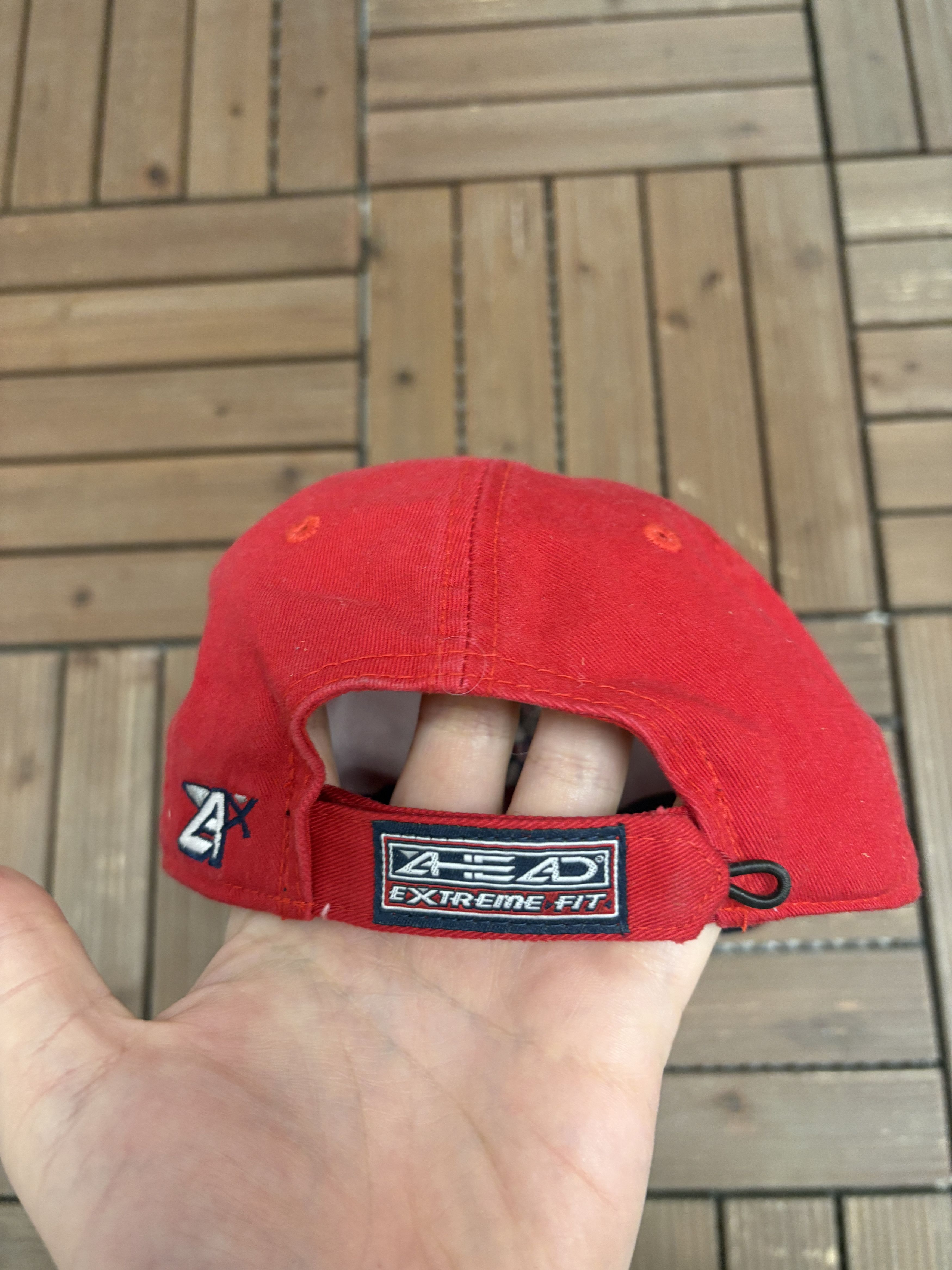Vintage Mickey Mouse Golfer Vintage Red Strap Back Hat Cap Size ONE SIZE - 5 Thumbnail