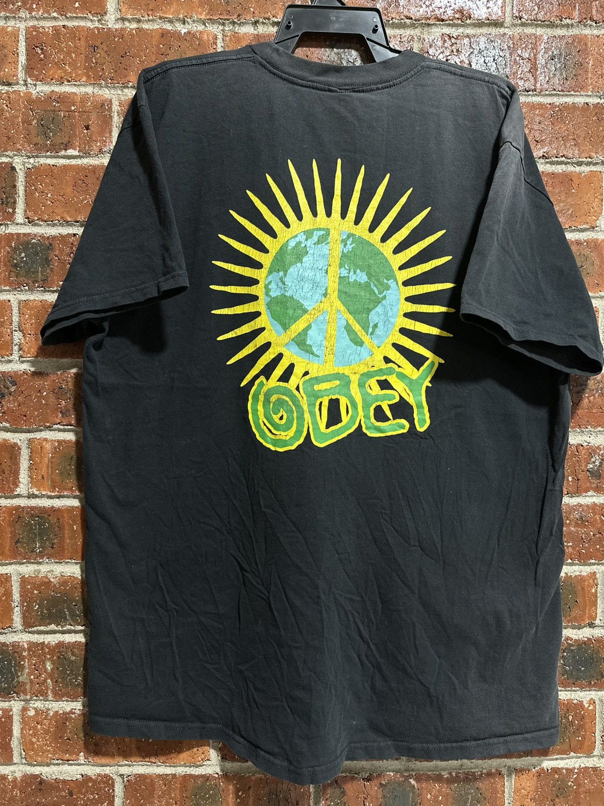 Vintage Obey World Paz Classic Faded Tee