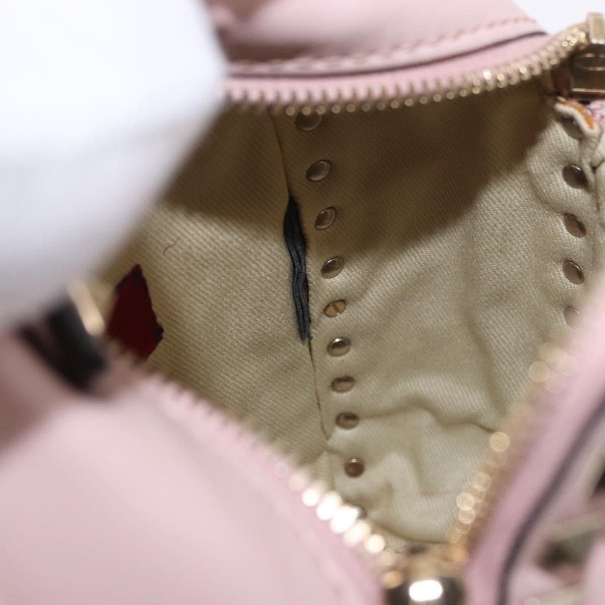 Valentino Valentino Leather Studs Backpack Pink Size ONE SIZE - 4 Thumbnail