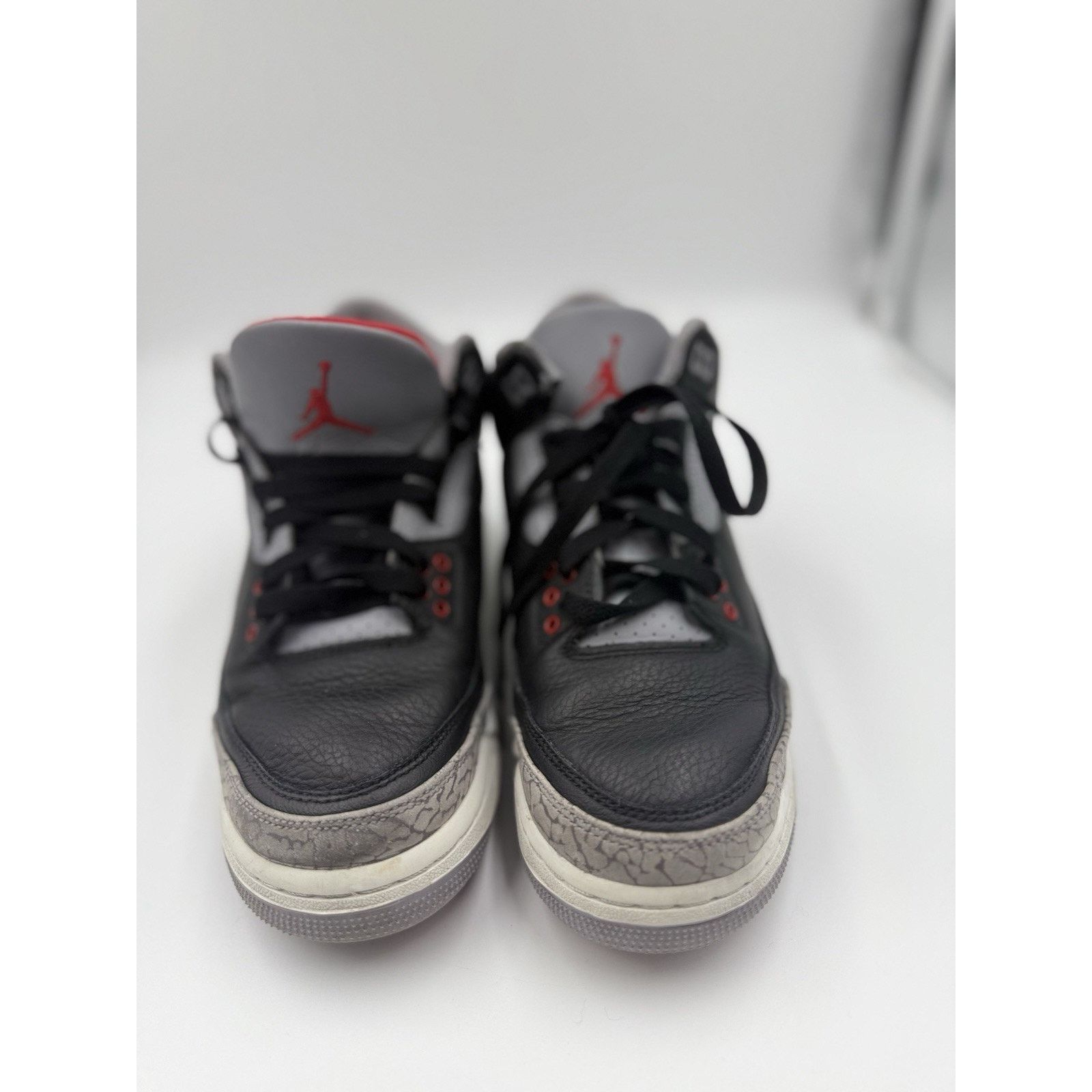 Jordan Brand Size 6.5y Jordan 3 Retro Black Cement DM0967-010 NBS456 Size US 6.5 / IT 36.5 - 2 Thumbnail