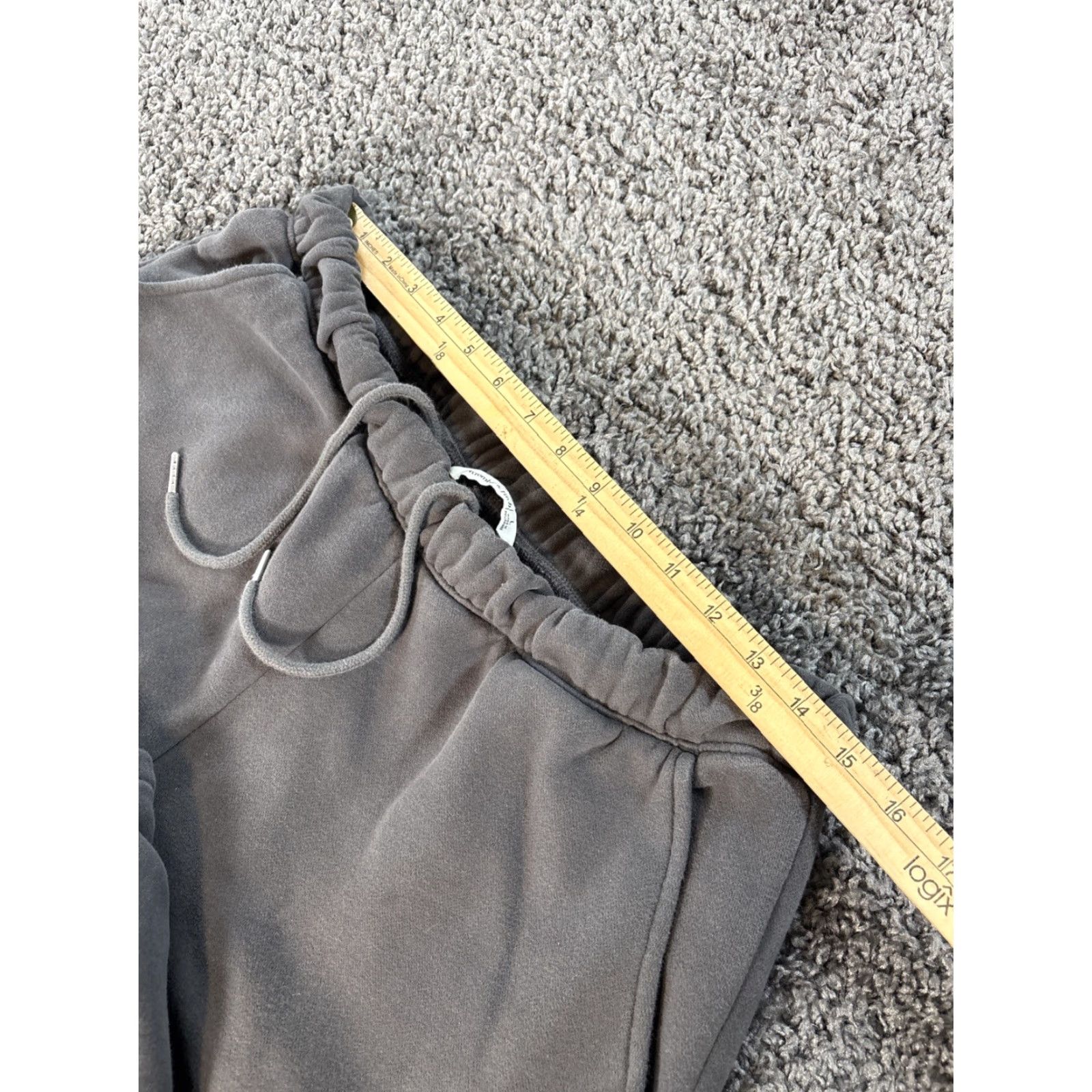Abercrombie & Fitch Abercrombie & Fitch Jogger Pants Men L Gray Fleece Cargo Wide Activewear Mens Size US 33 - 4 Thumbnail
