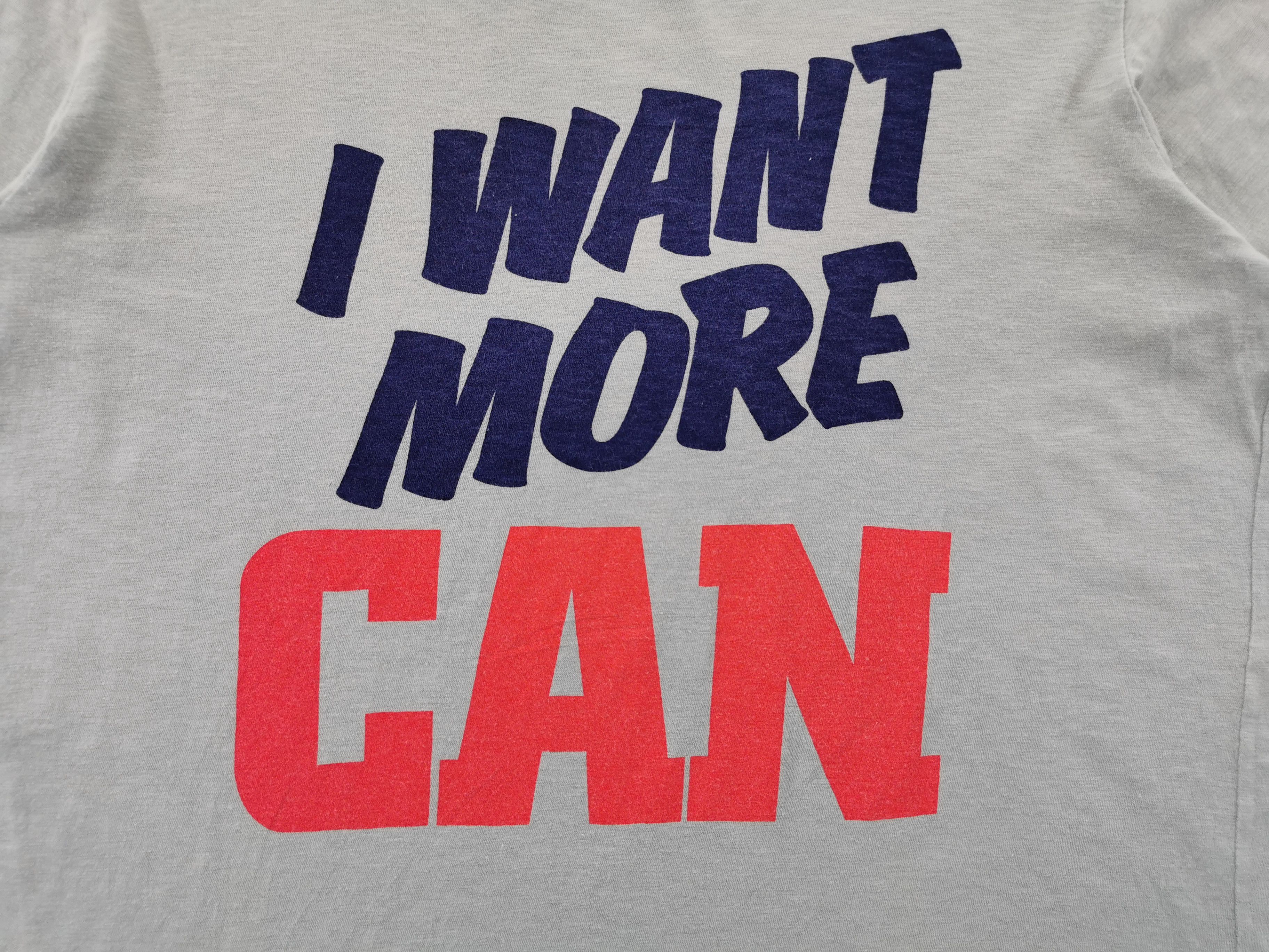 Undercover × Vintage Vintage 90s Undercover "I Want More Can" Tee Made In Japan Size US M / EU 48-50 / 2 - 4 Thumbnail