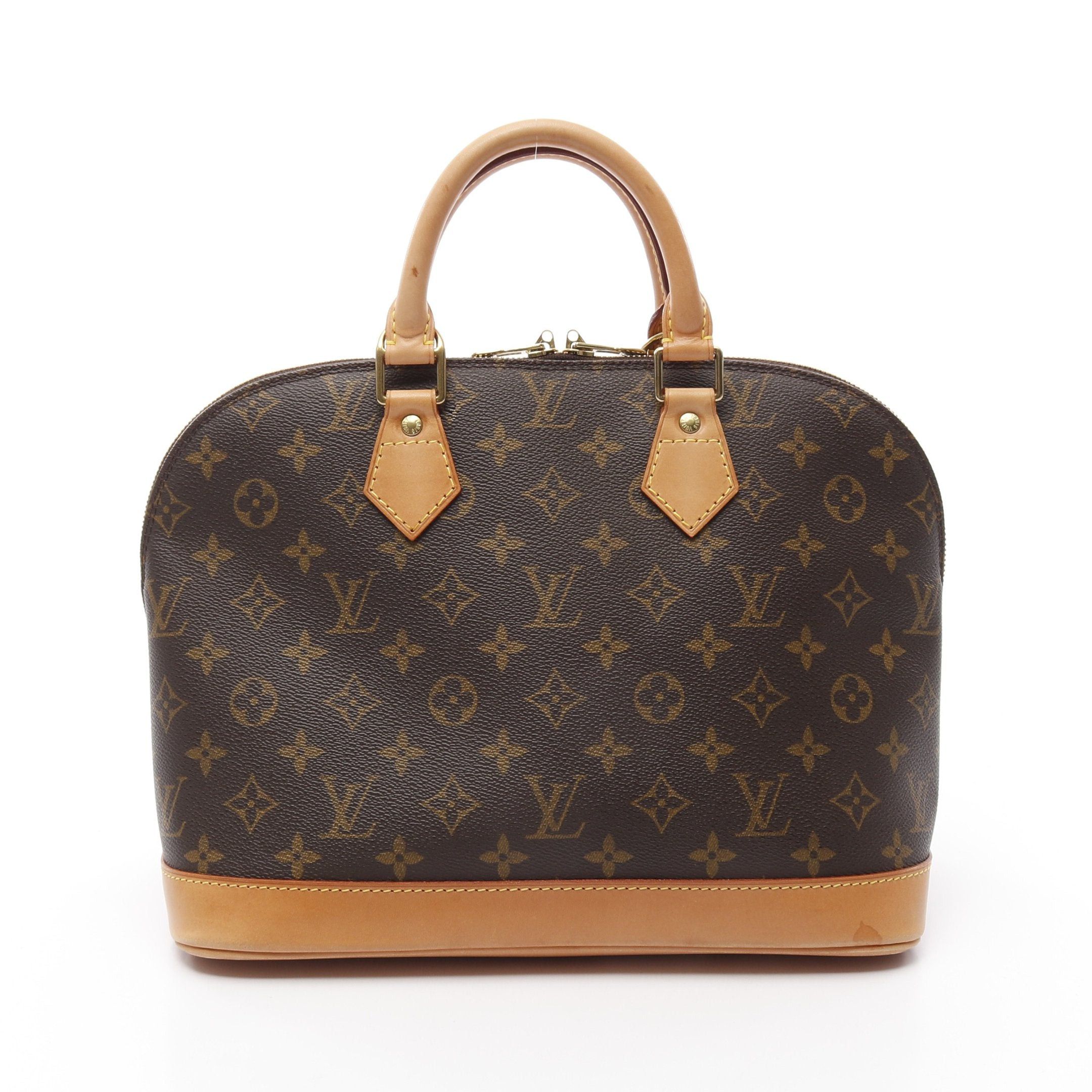Louis Vuitton Louis Vuitton Alma Pm Monogram Handbag Leather Brown Size ONE SIZE - 1 Thumbnail
