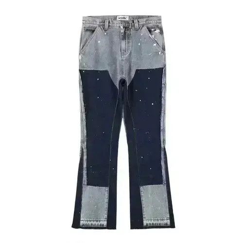 Handmade custom punk carpenter paint pants Size US 34 / EU 50 - 4 Thumbnail