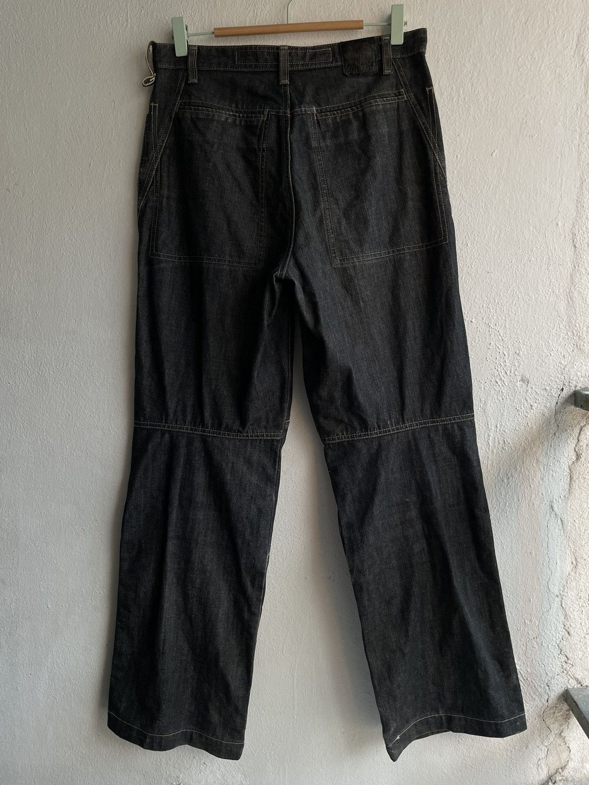 Designer × Marithe + Francois Girbaud Iconic 🔥 Marithe Francois Girbaud Side Tape Denim Pants Size US 30 / EU 46 - 16 Thumbnail