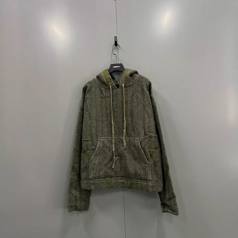 Greg Lauren greg laurenDark green hoodie 2505-Nextarrow Size US M / EU 48-50 / 2 - 1 Thumbnail