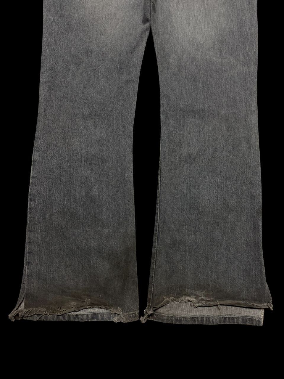 Japanese Brand FLARED 90s Style SPF Mudwash Insane Distressed Bootcut Jean Size US 36 / EU 52 - 17 Thumbnail