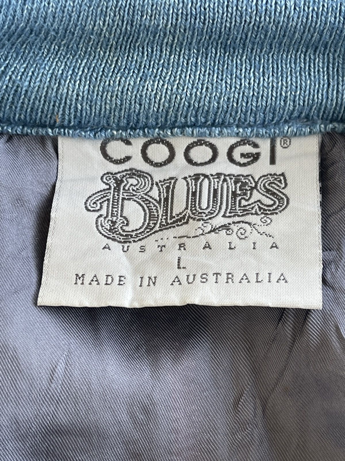 Coogi Vintage Coogi Suede Indigo Dyed Bomber Jacket Size US L / EU 52-54 / 3 - 14 Thumbnail