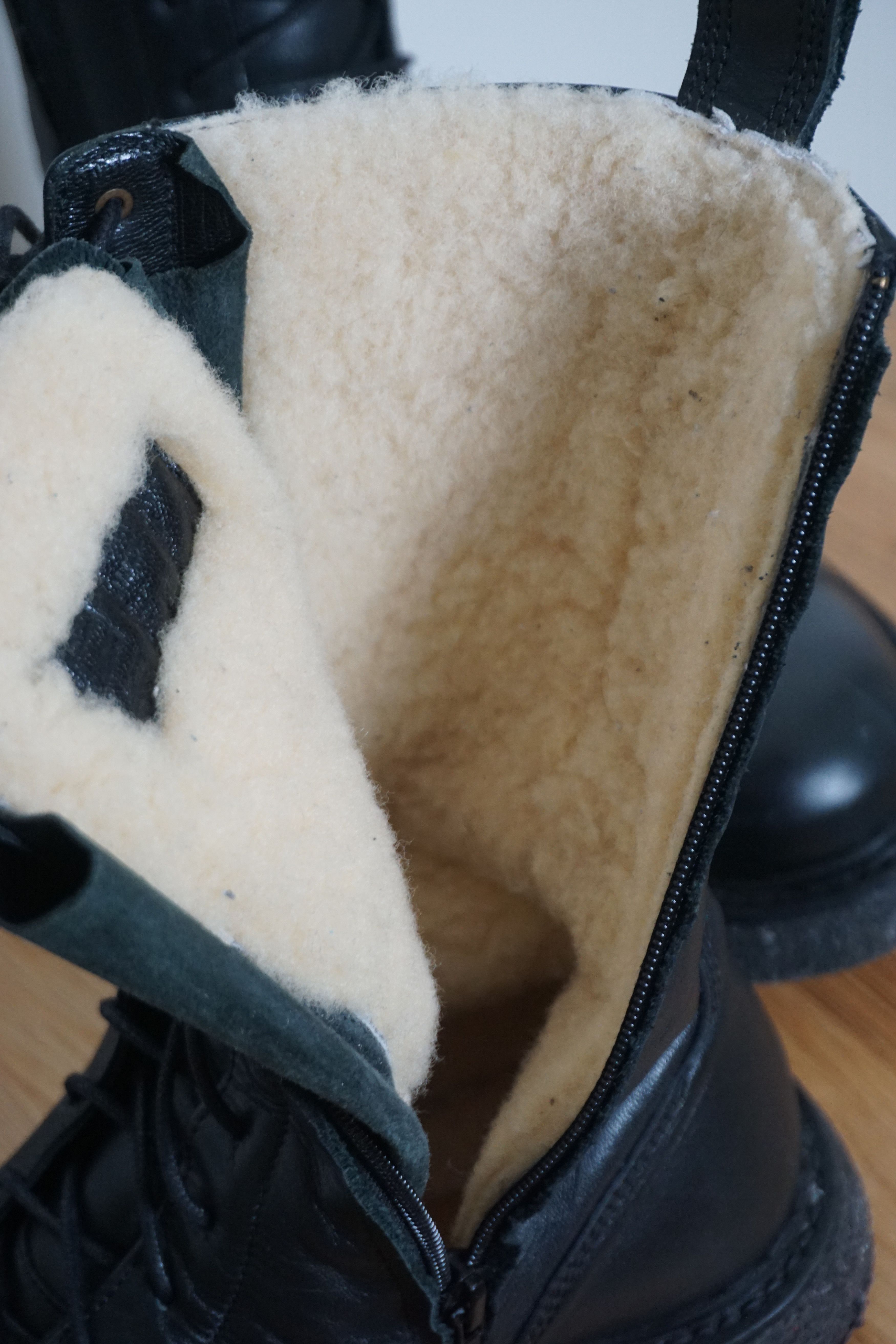 Balmain FW11 Shearling Ranger Boots by Christophe Decarnin Size US 7 / EU 40 - 17 Thumbnail