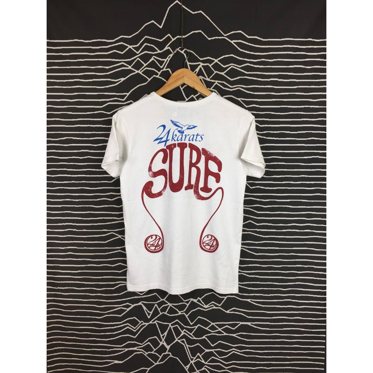Japanese Brand 24 Karats Surf Authentic Hawaiian Originals Big Logo Tee Size US S / EU 44-46 / 1 - 2 Thumbnail