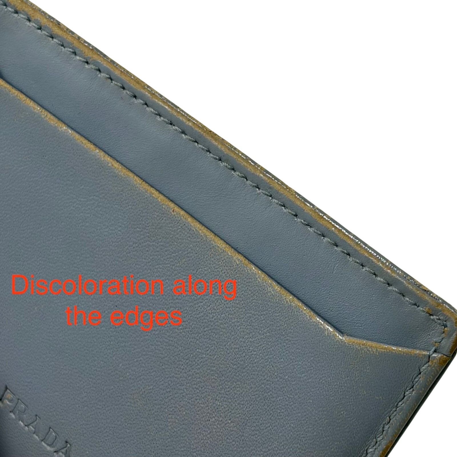 Prada Prada Gray Cardholder Wallet Size ONE SIZE - 7 Thumbnail