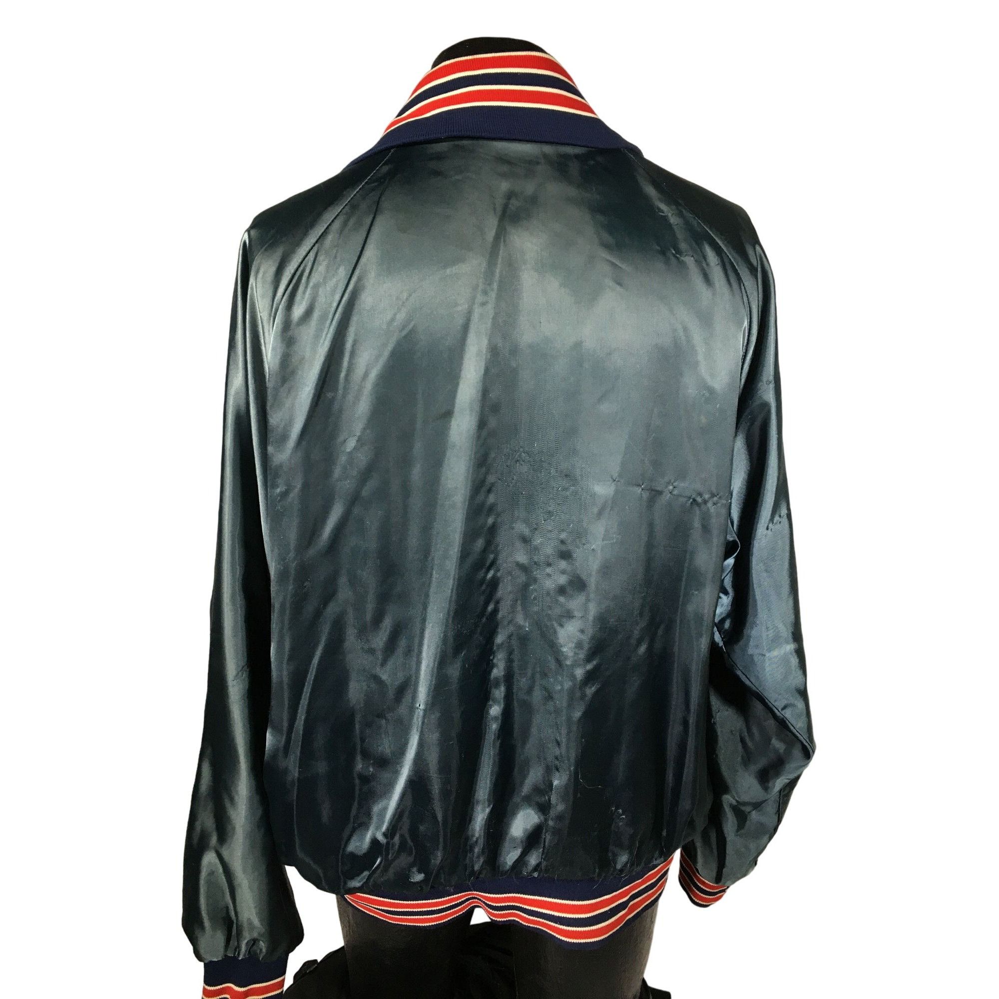 Other Vtg Blue Nylon Windbreaker Collinsville CBSL Baseball Jacket Size US XL / EU 56 / 4 - 3 Thumbnail