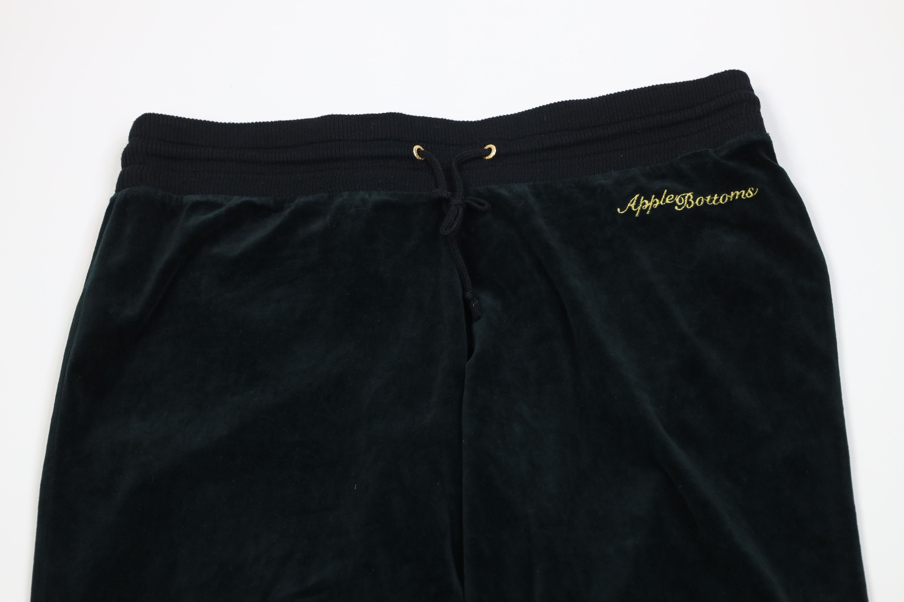 Vintage Vintage 90s Y2K Apple Bottoms Wide Leg Sweatpants Pants Size 38" / US 16 / IT 52 - 2 Thumbnail