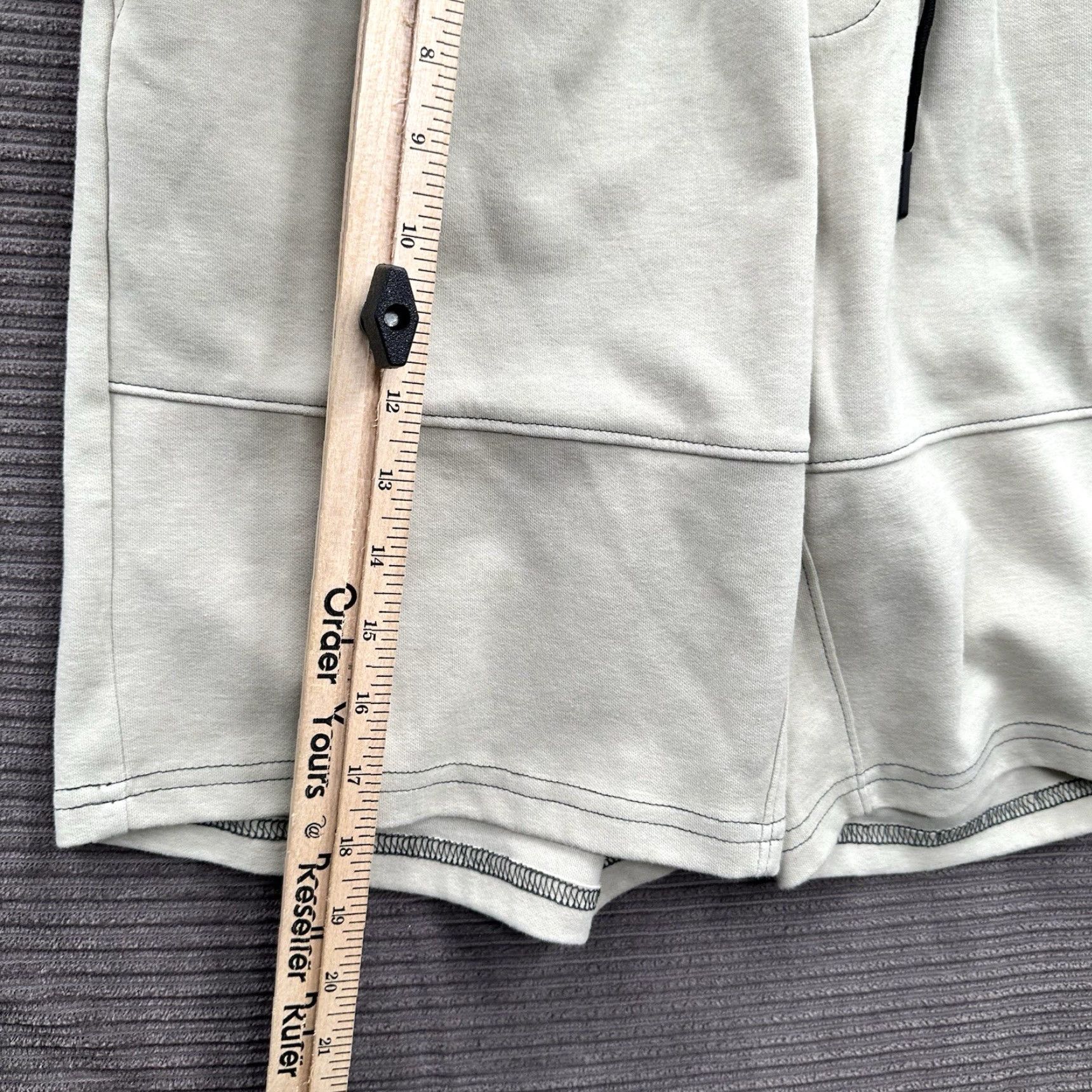 Vintage Rokfit Motion Shorts Men M Beige Polyester Cotton Gym Workout Athletic Cargo With Pockets 5-Pocket Design Size US 31 - 5 Thumbnail