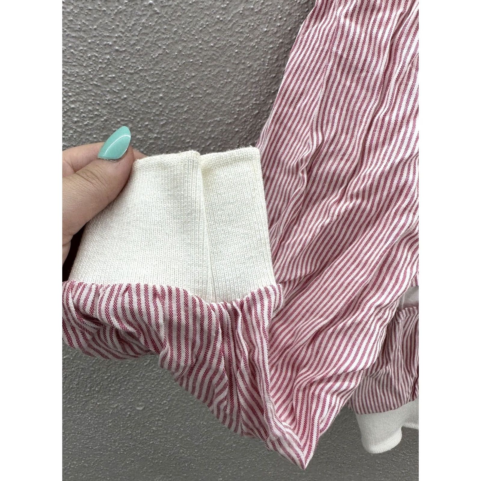 Vintage VINTAGE Thats me! Red White Striped Zip Up Jacket and Pants Womens Size 11/12 80s 90s Size 34" / US 12 / IT 48 - 3 Thumbnail