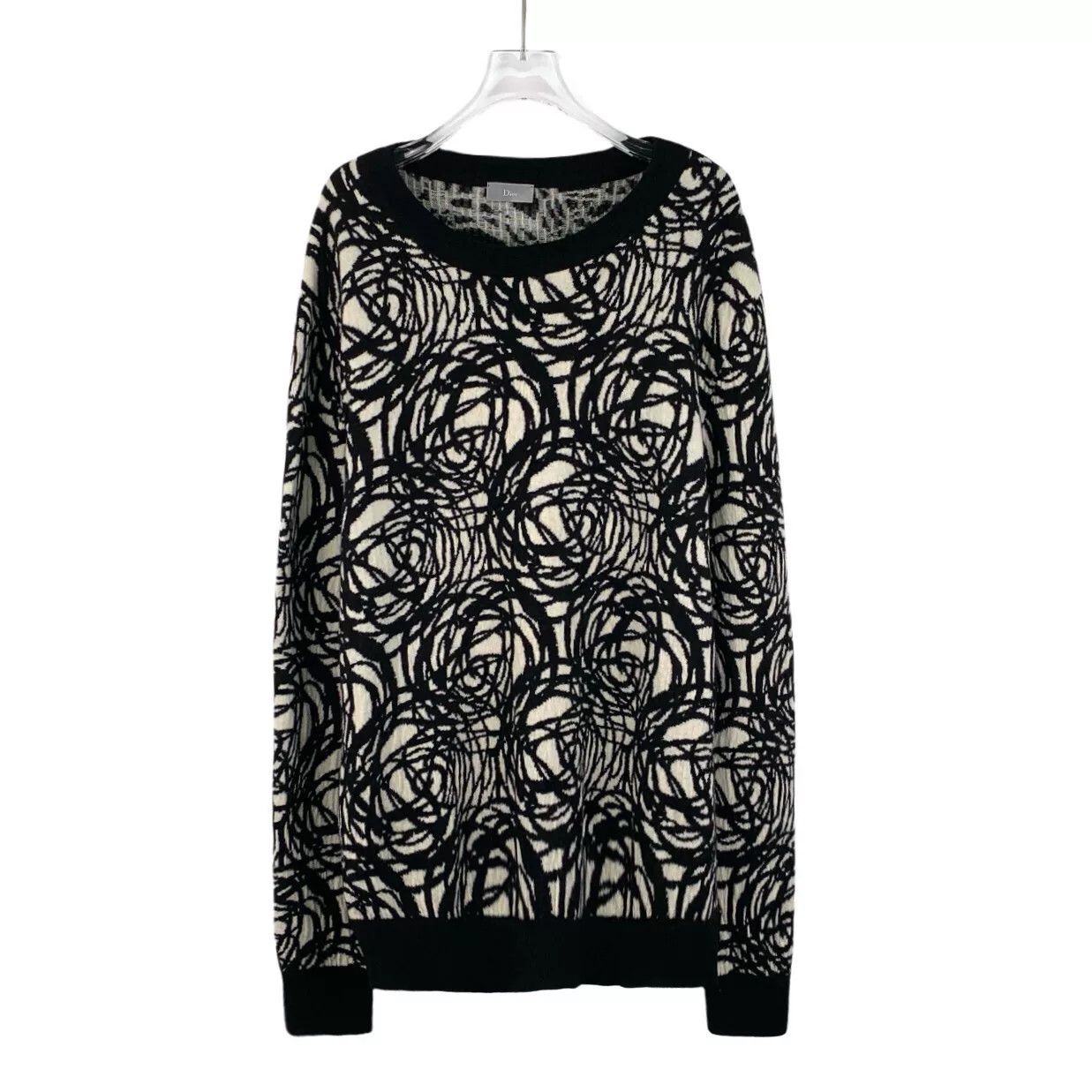Dior Dior Colorblock Graffiti Wool Crewneck Sweater Size XL / US 12-14 / IT 48-50 - 1 Thumbnail