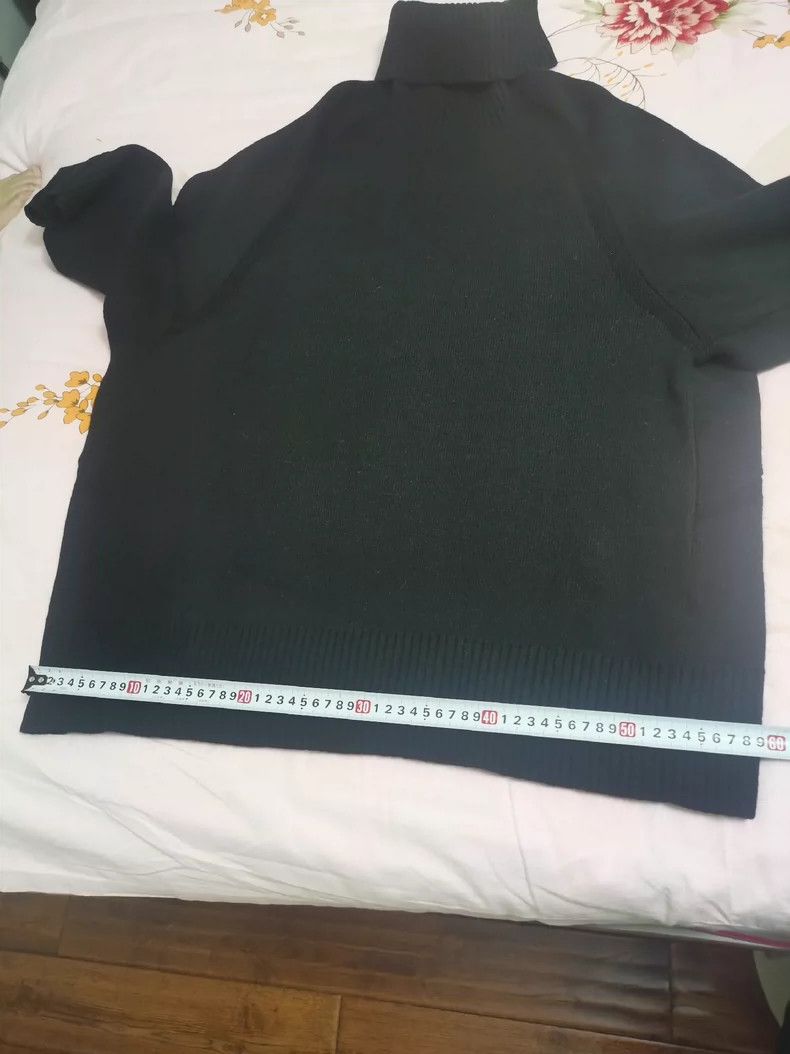 Y-3 Y-3 Black Wool Women's Sweater Size XS / US 0-2 / IT 36-38 - 4 Thumbnail