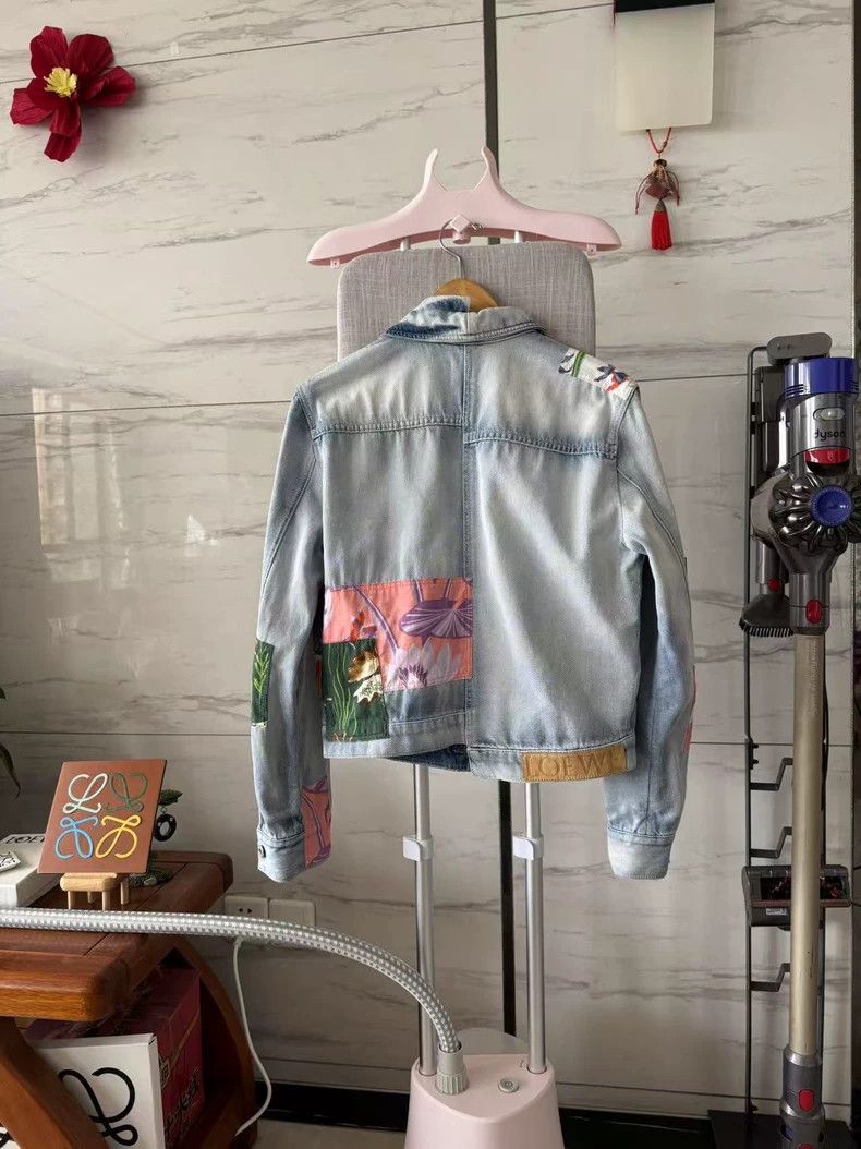 Loewe LOEWE Printed denim jacket coat Size M / US 6-8 / IT 42-44 - 2 Thumbnail