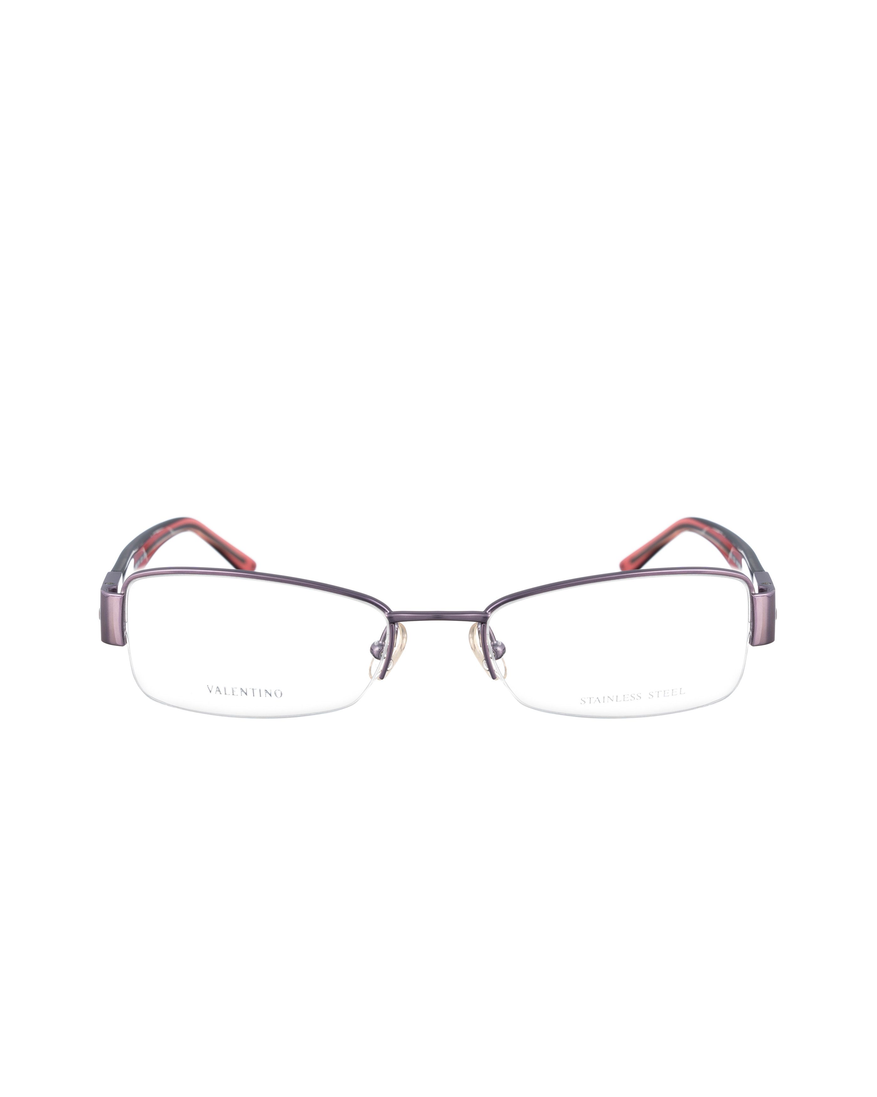 Valentino Valentino 00s Violet Half Rim Glasses with Gems Size ONE SIZE - 3 Thumbnail