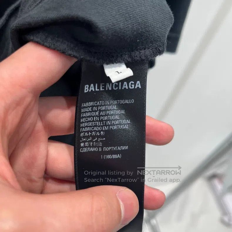 Balenciaga Balenciaga Black Rock Series Short Sleeve Size US S / EU 44-46 / 1 - 6 Thumbnail