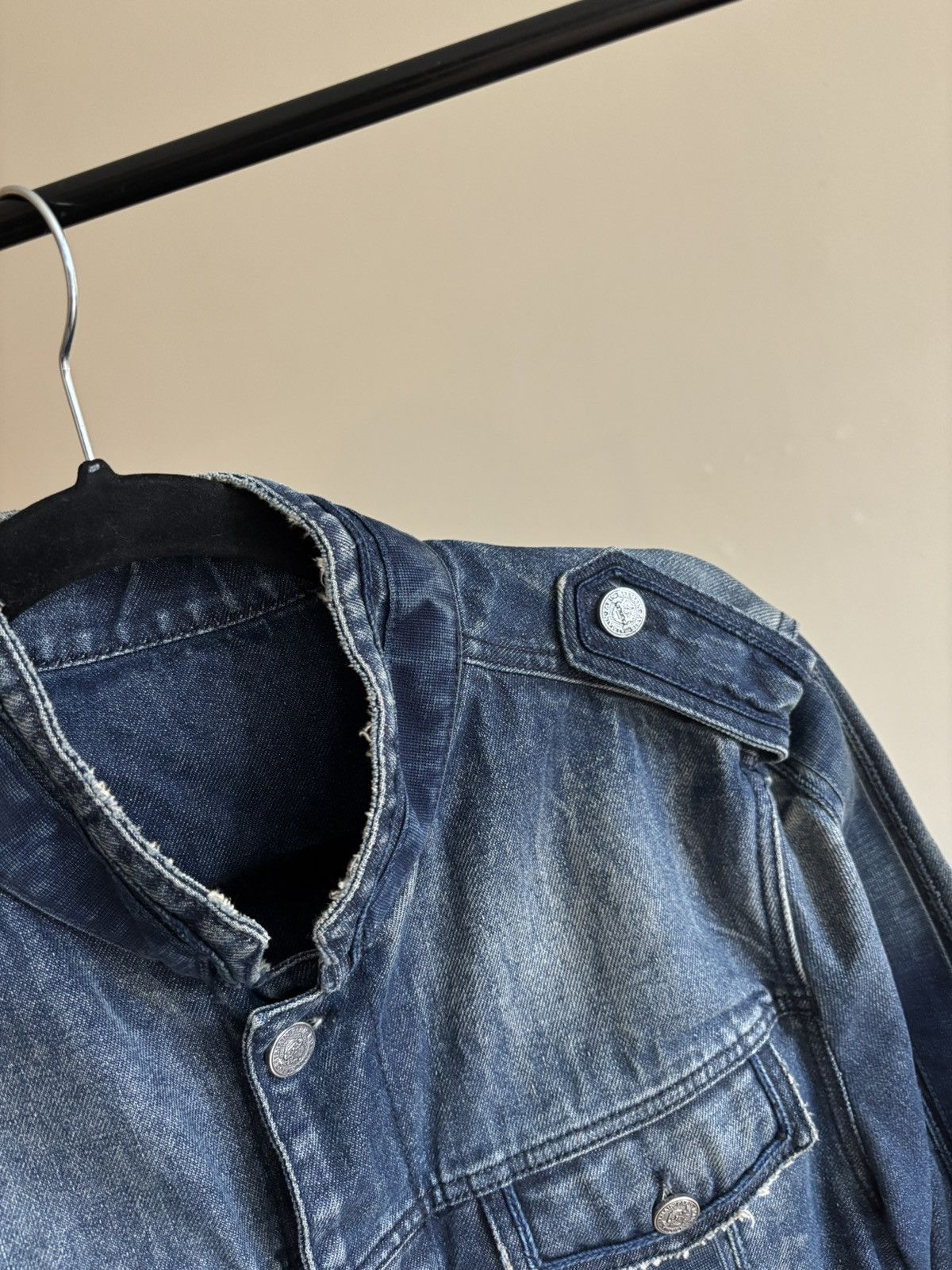 Balmain Balmain Denim Jacket Size Large Size US L / EU 52-54 / 3 - 4 Thumbnail