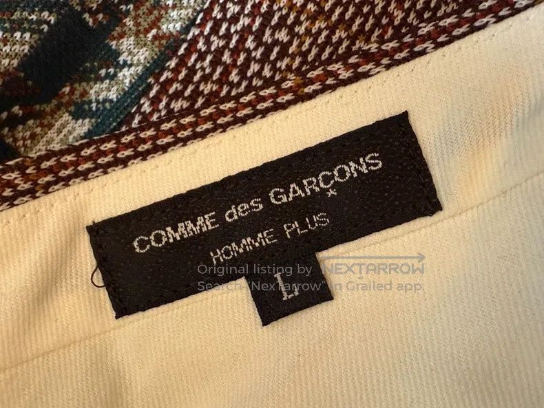Comme des Garcons Comme Des Garcons size L Early Plaid Patchwork Pants Size US 27 - 4 Thumbnail