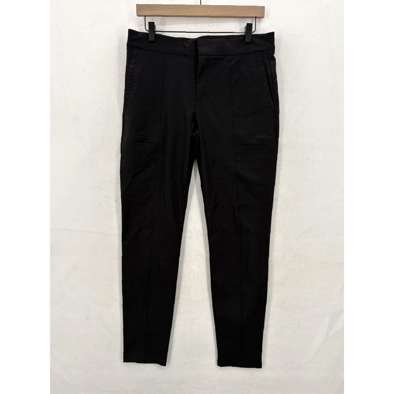 Athleta Athleta Wander Stash Skinny Pants Womens 8 Black Stretch Nylon Ankle Gym & Travel Size 30" / US 8 / IT 44 - 2 Thumbnail