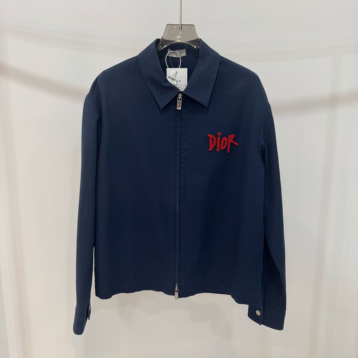 Dior Dior Logo Zip-Up Jacket Size S Size US S / EU 44-46 / 1 - 1 Thumbnail