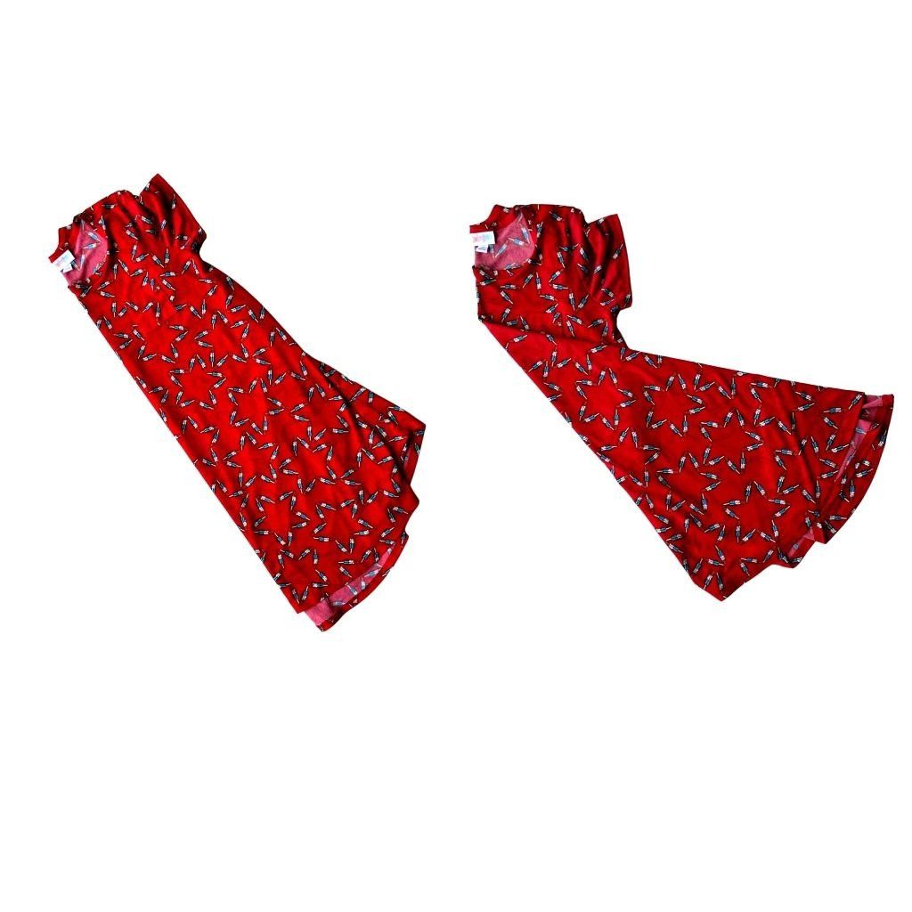 Other NWOT LulaRoe Irma Stars Popsicles Top 10 Red Hi Low Patr Size L / US 10 / IT 46 - 11 Thumbnail