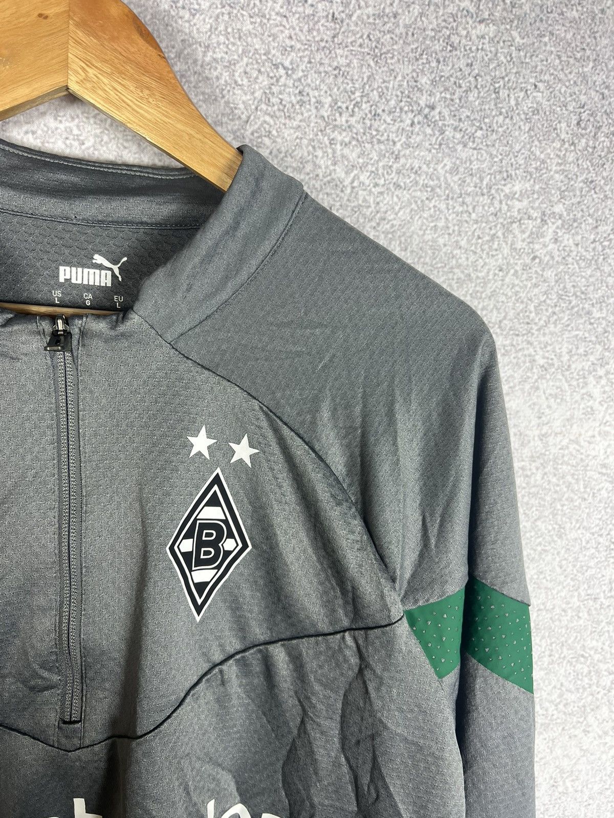 Puma Borussia Mönchengladbach Soccer Track Top Sweatshirt
