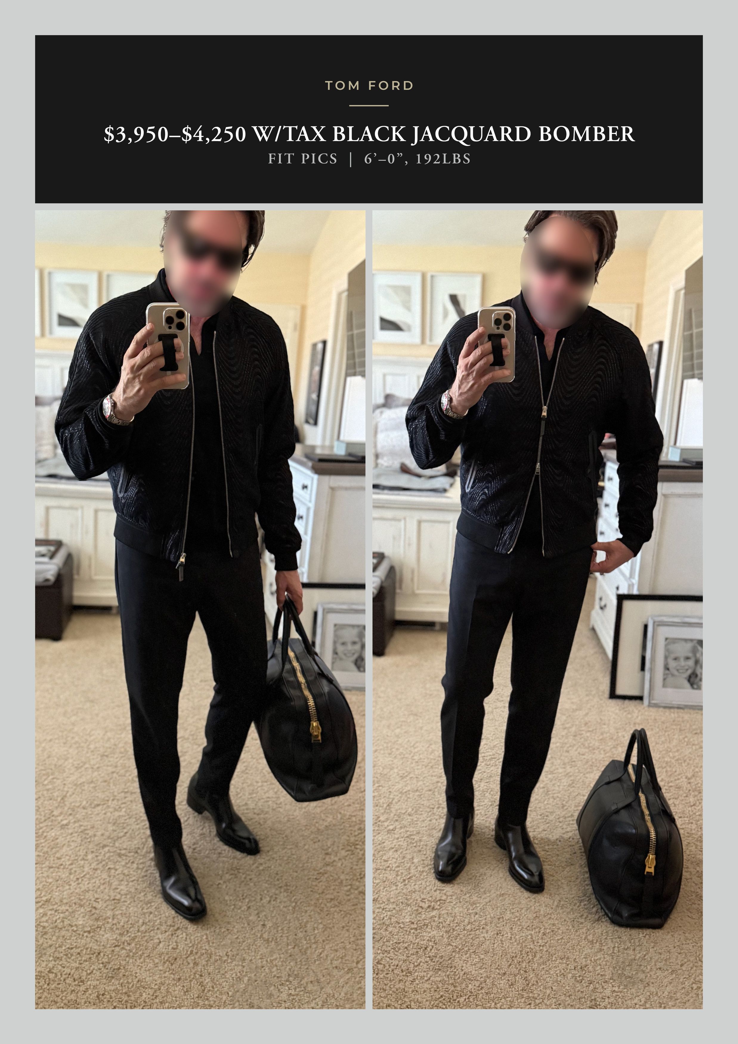 Tom Ford Best Dressed NWT Rare $4K w/tax TOM FORD Jacquard Bomber Size US M / EU 48-50 / 2 - 10 Thumbnail
