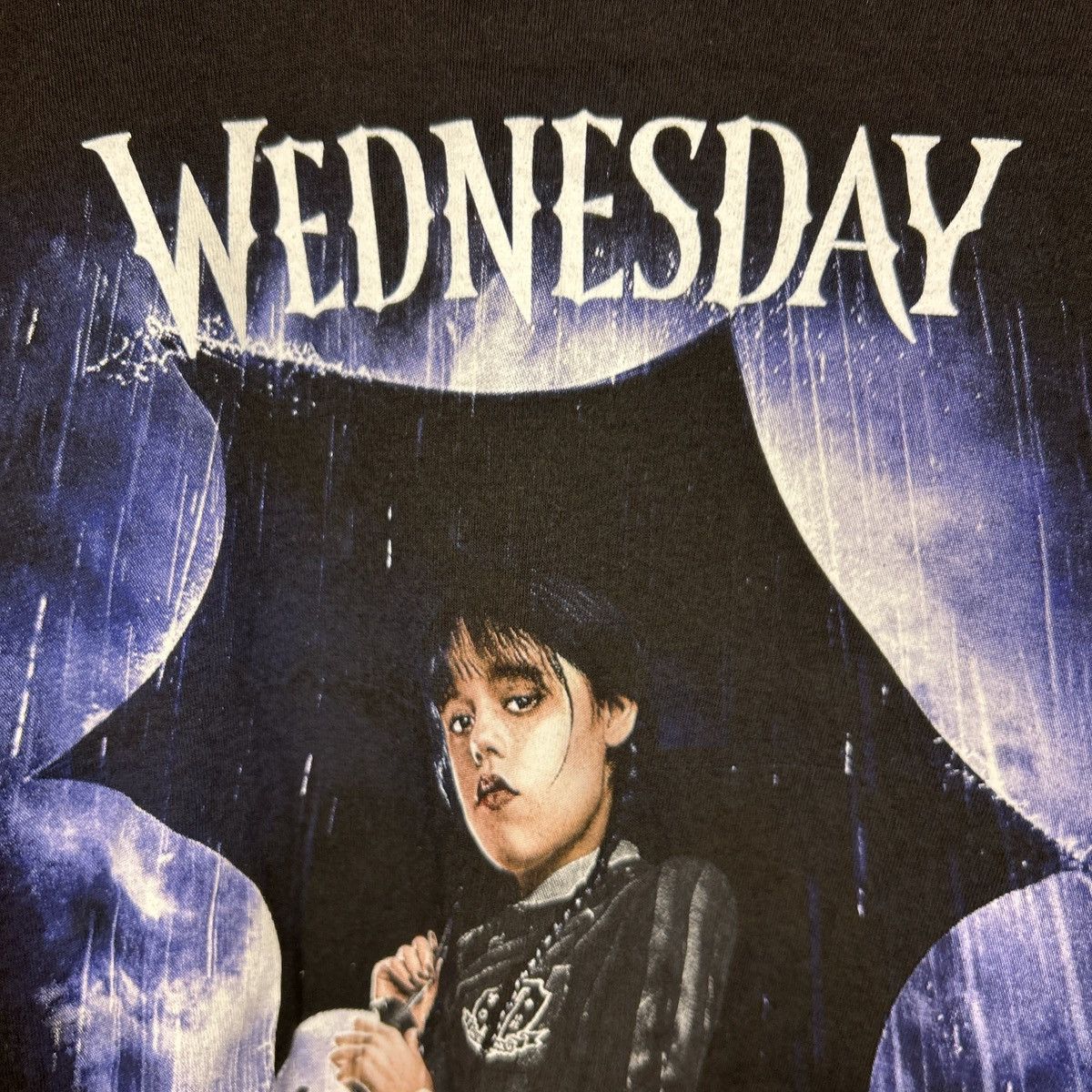 Other Bootleg style Wednesday Addams black tee Size US M / EU 48-50 / 2 - 3 Thumbnail
