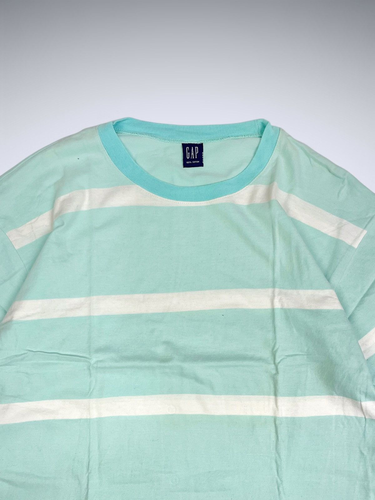 Gap Y2K GAP Stripes Two Tone Ringer Tee Size US L / EU 52-54 / 3 - 2 Thumbnail
