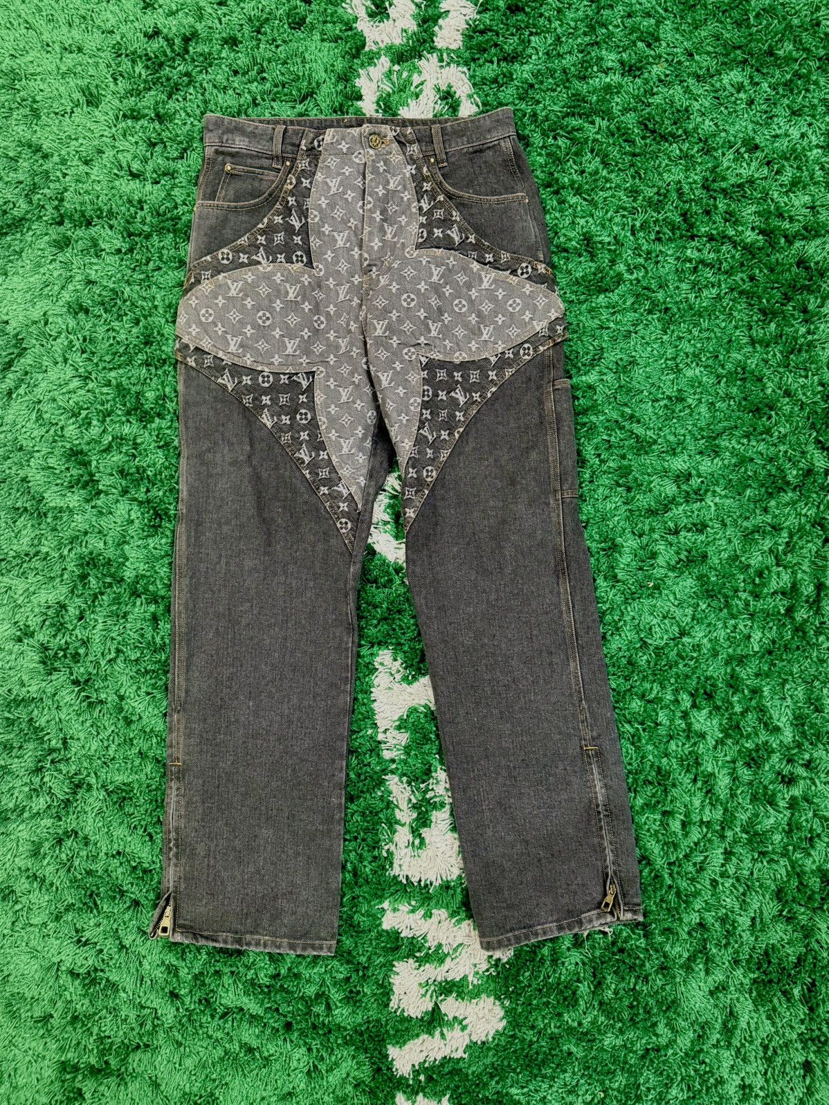 Louis Vuitton Louis Vuitton Monogram Flower Denim Pants Size US 32 / EU 48 - 1 Thumbnail