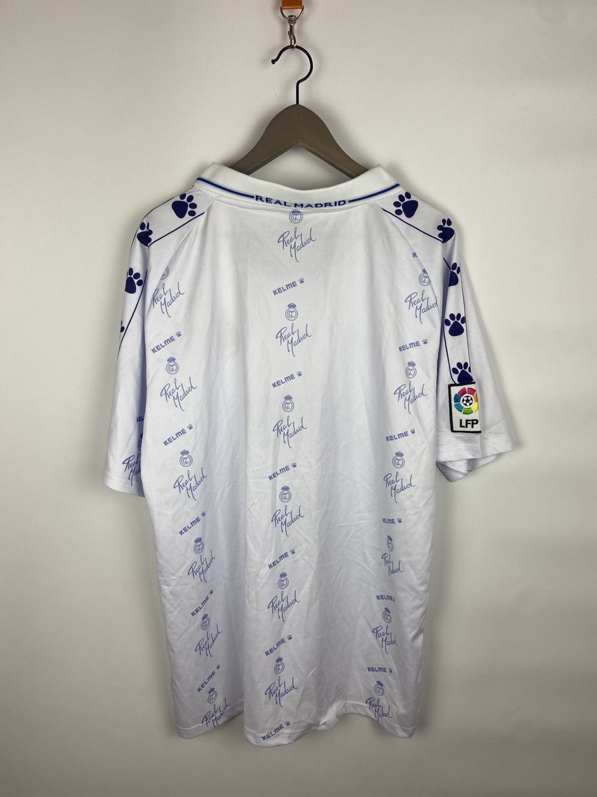 Other Vintage Kelme Real Madrid 95 Football Soccer Shirt Jersey Size US XL / EU 56 / 4 - 2 Thumbnail