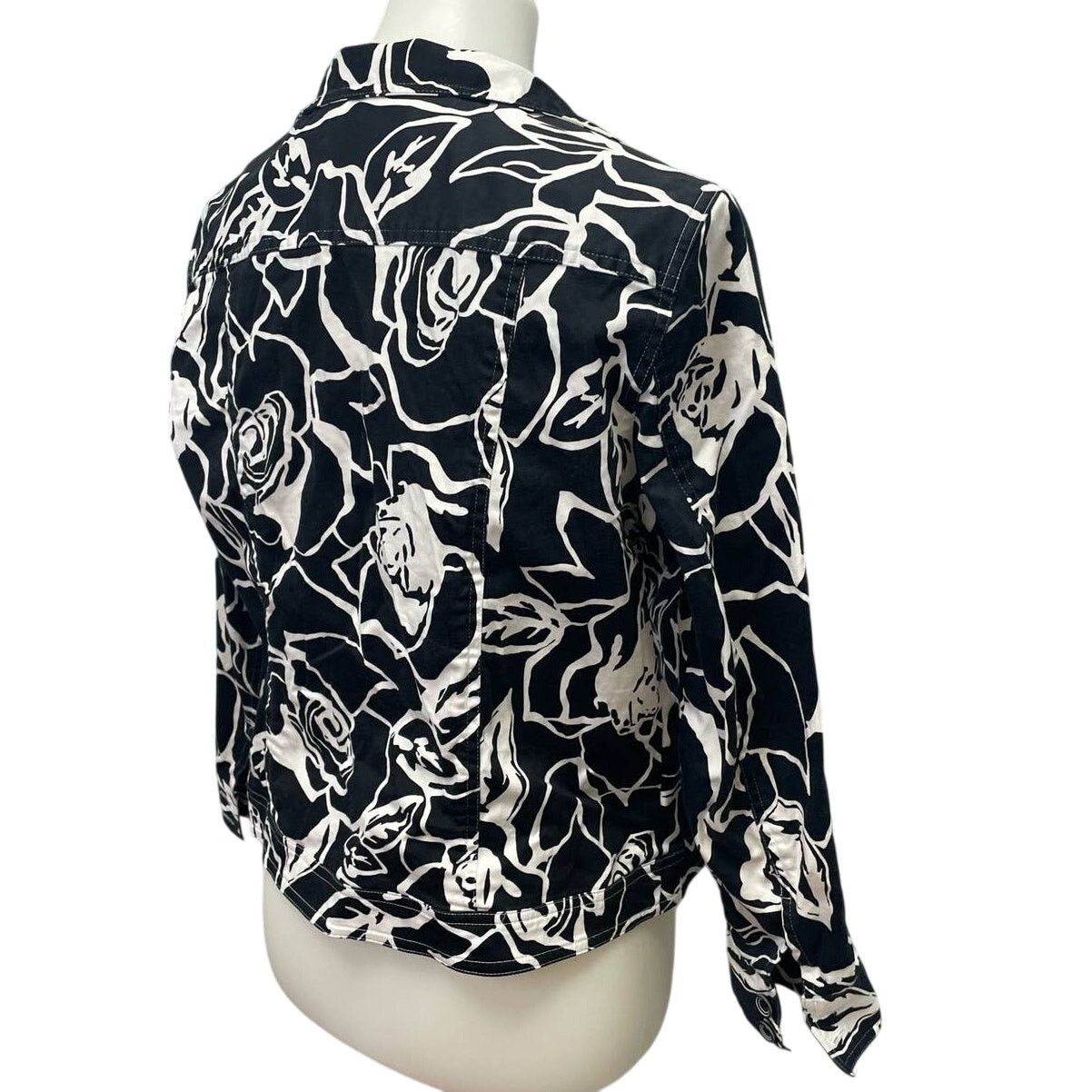 Coldwater Creek Coldwater Creek Petite Medium Long Sleeve Cotton Jacket Size M / US 6-8 / IT 42-44 - 4 Thumbnail