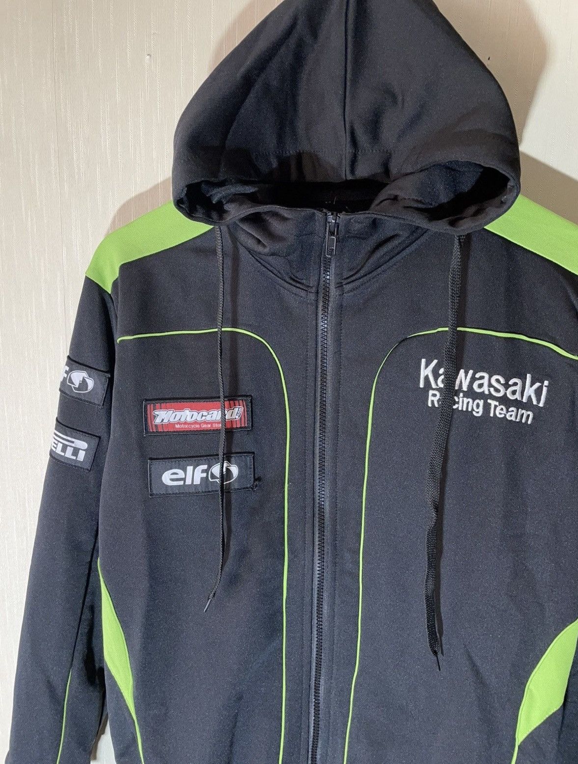 Vintage Kawasaki vintage racing zip hoodie Size US S / EU 44-46 / 1 - 5 Thumbnail