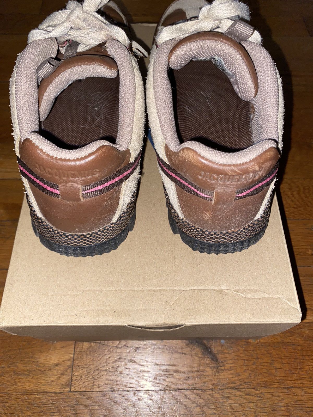 Jacquemus × Nike Nike Air Humara LX Jacquemus Ale Brown Gold Size US 7 / IT 37 - 7 Thumbnail