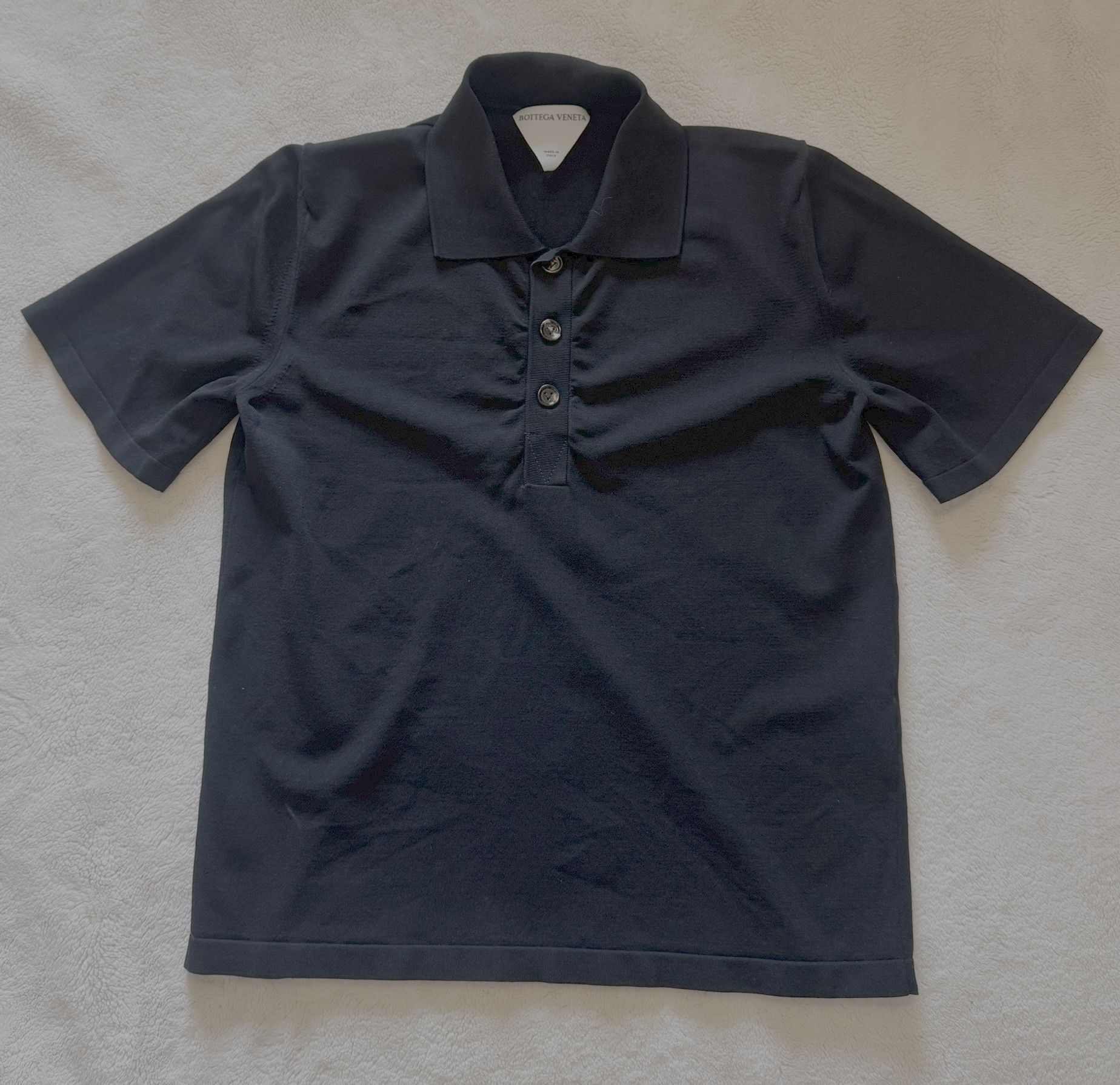 Bottega Veneta Bottega Veneta - Black Polo - 83% viscose, 17% polyester Size US S / EU 44-46 / 1 - 1 Thumbnail