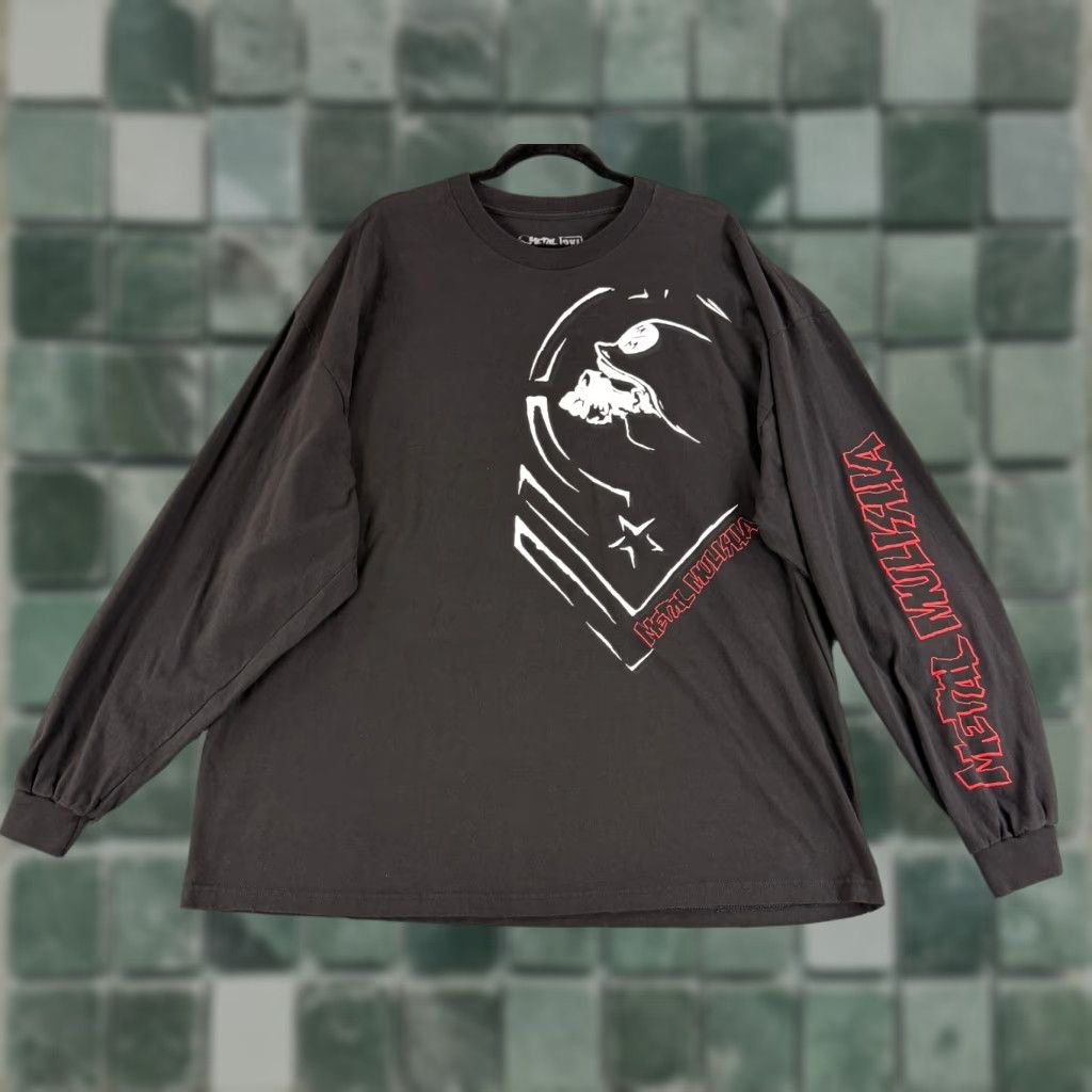 Metal Mulisha VINTAGE Metal Mulisha T-Shirt Mens 3XL Black Long Sleeve Crew Neck Cotton Size US XXL / EU 58 / 5 - 1 Thumbnail