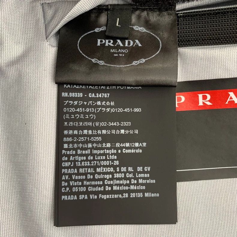 Prada Prada Purple logo letter hooded jacket 2501-Nextarrow Size US L / EU 52-54 / 3 - 7 Thumbnail