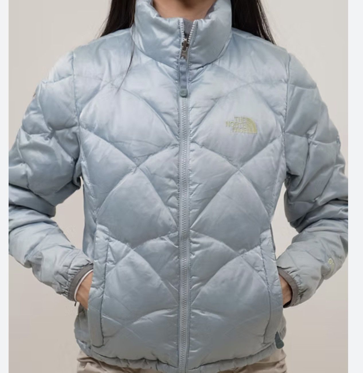 The North Face The North Face Puffer 550 Down Jacket Womens Ice,Size M Size M / US 6-8 / IT 42-44 - 1 Thumbnail